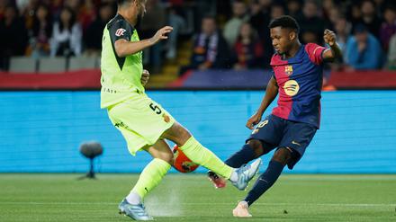Barcelona greift gegen Mallorca früh an.