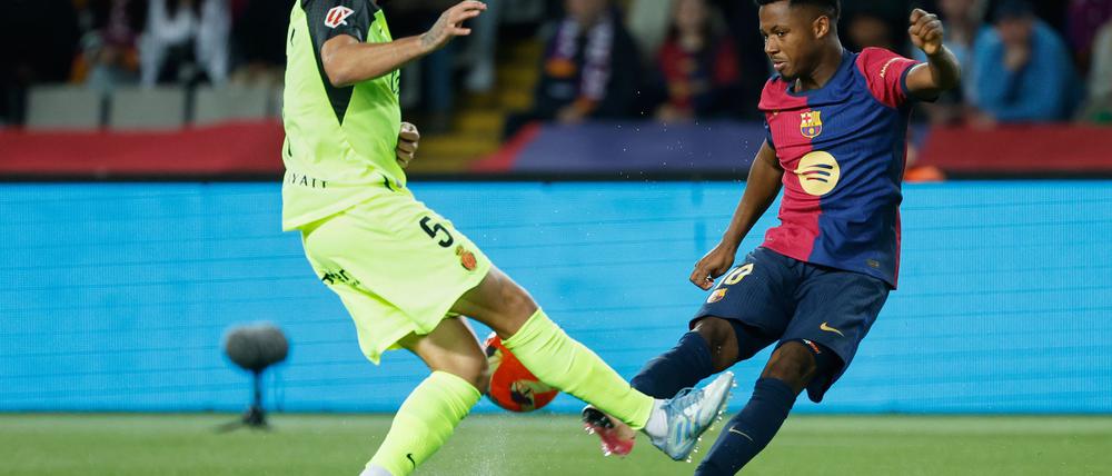 Barcelona greift gegen Mallorca früh an.