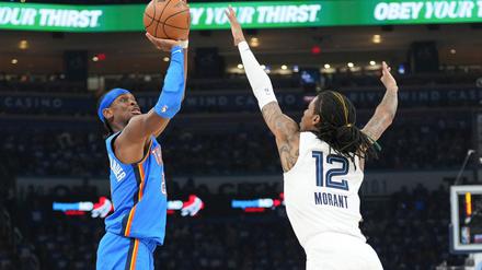 Shai Gilgeous-Alexander und die Oklahoma City Thunder sind bislang sehr souverän unterwegs. 
