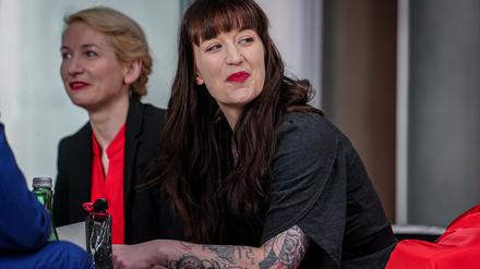 Linken-Fraktionschefin Heidi Reichinnek plant ein Hyänen-Tattoo. (Achivbild)