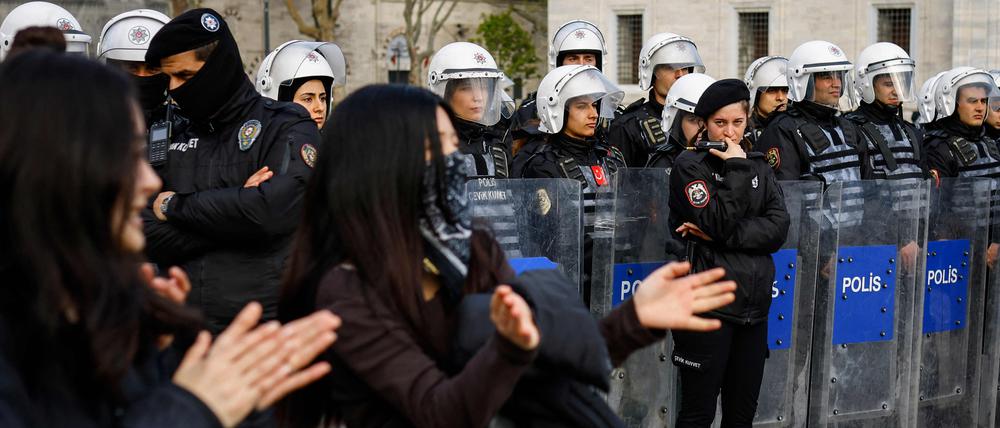 Proteste in Istanbul. 
