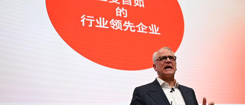 Continental-Vorstandsmitglied und Automotive-Chef Philipp von Hirschheydt stellte die neue Sparte vor.