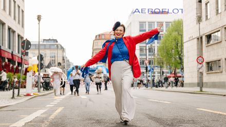 Gut mit Hut. Tatjana Ashakova zelebriert den World Hat Day.