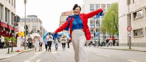 Gut mit Hut. Tatjana Ashakova zelebriert den World Hat Day.