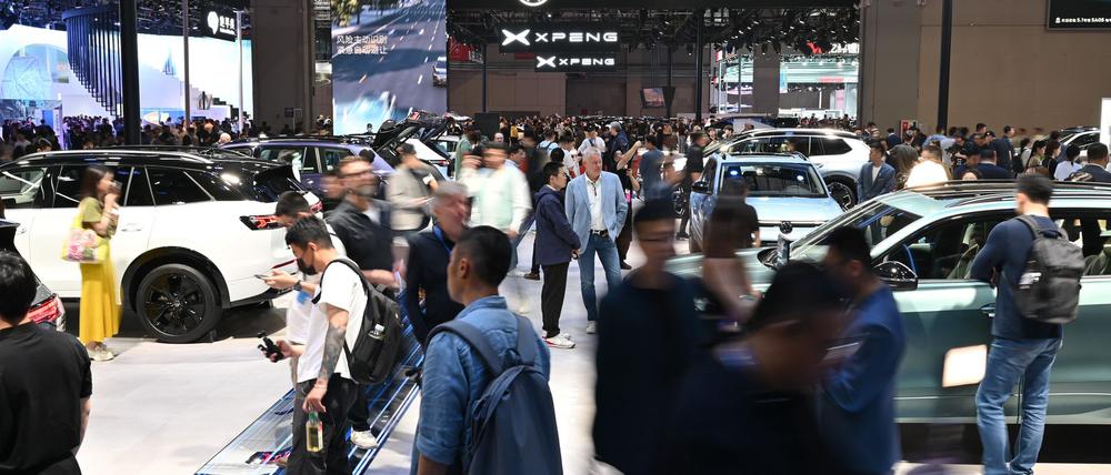 Die Automesse in Shanghai gehört zu den wichtigsten Branchentreffen der Welt.