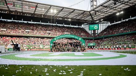 Immer wieder Köln: 2025 findet im Stadion in Müngersdorf zum 16. Mal das Endspiel um den DFB-Pokal statt.