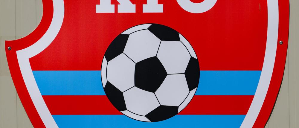 Das Wappen des insolventen Fußballvereins KFC Uerdingen 05.