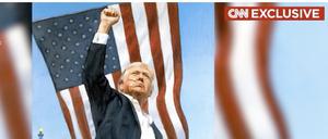 Der Sender CNN berichtet über das Trump-Porträt, das Putin angeblich dem US-Präsidenten geschenkt haben soll. 