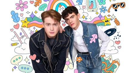 Netflix-Serie „Heartstopper“ mit Kit Connor und Joe Locke. 