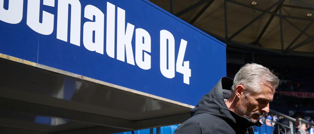 Kees van Wonderen war erst seit Oktober Schalke-Trainer.