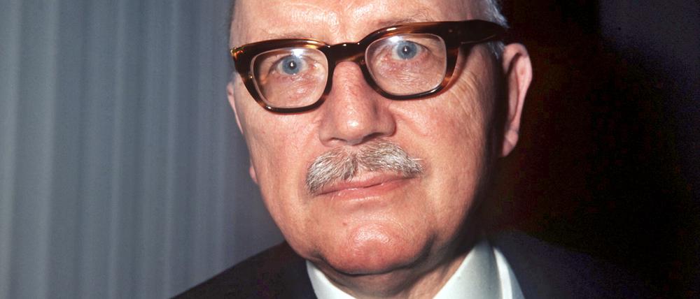 Wortführer konservativer Positionen. Der Philosoph und Soziologe Arnold Gehlen (1904–1976). 