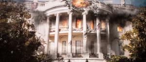 Es wankt, fällt aber nicht, der US-Präsidentensitz „Weißes Haus“ im Actionkracher „White House Down“.