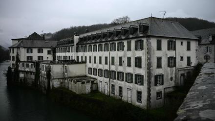 Das katholische Internatsgymnasium Notre-Dame de Betharram in Lestelle-Betharram, Südwestfrankreich.