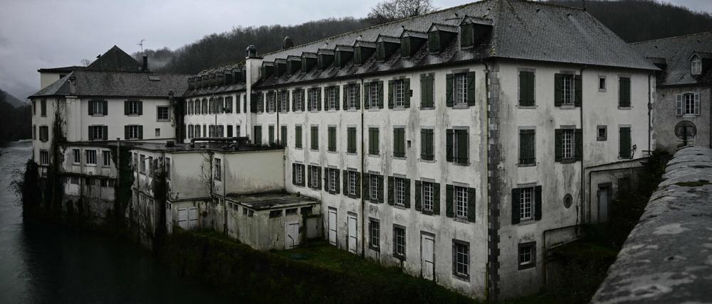 Das katholische Internatsgymnasium Notre-Dame de Betharram in Lestelle-Betharram, Südwestfrankreich.