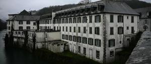 Das katholische Internatsgymnasium Notre-Dame de Betharram in Lestelle-Betharram, Südwestfrankreich.