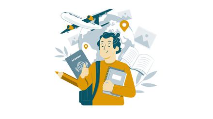 Es gibt viele Möglichkeiten für Auslandsaufenthalte während des Studiums.