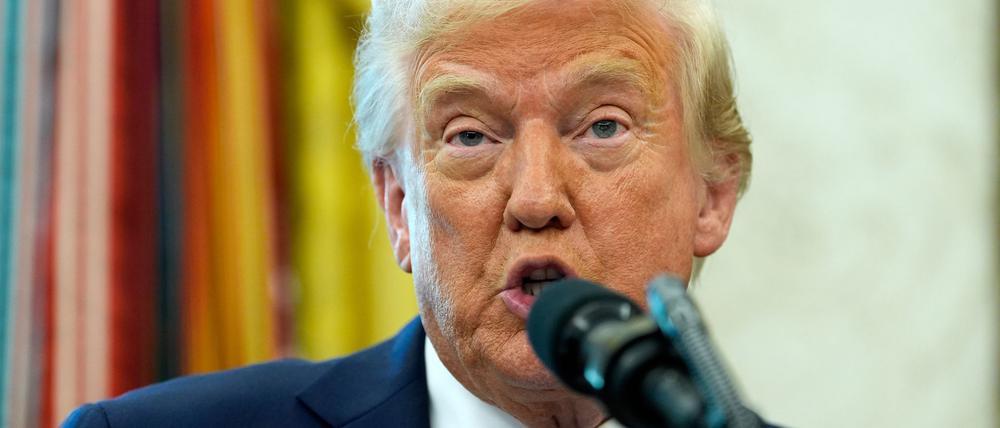 US-Präsident Trump macht dem ukrainischen Präsidenten Wolodymyr Selenskyj schwere Vorwürfe.