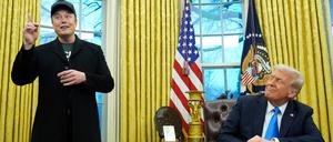 Noch im Februar demonstrierten Trump und Musk Eintracht im Weißen Haus. (Archivbild)