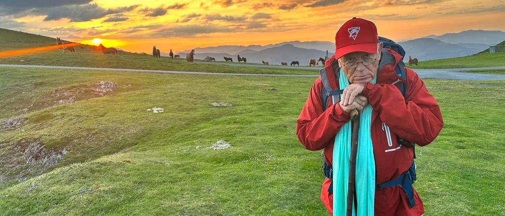 Der australische Filmemacher Bill Bennett bringt seine Erlebnisse auf dem Pilgerpfad ins Kino (Szene aus dem Film).