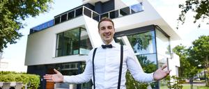 Influencer Leon Sandhowe im Podcast „Eine Runde Berlin“.