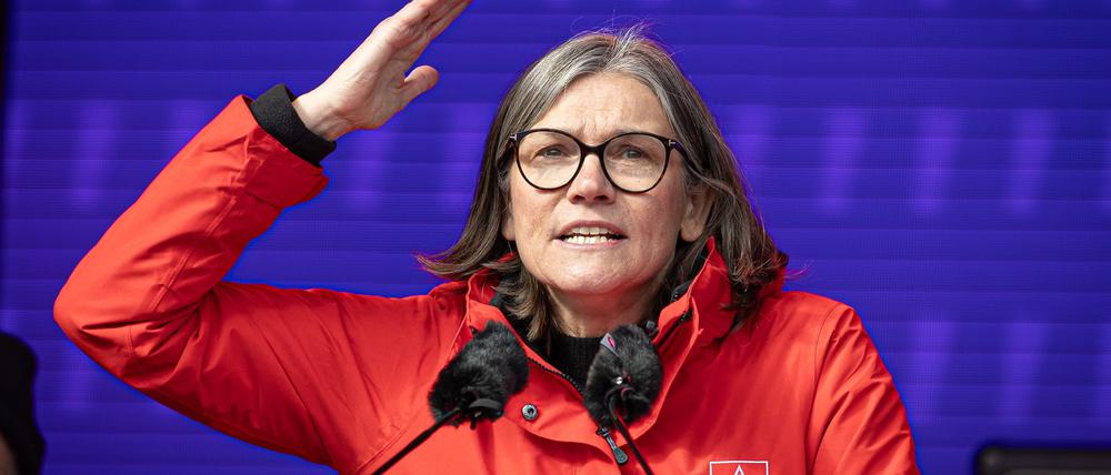 IG-Metall-Chefin Benner verlangt von den Betrieben Investitionen. (Archivbild)