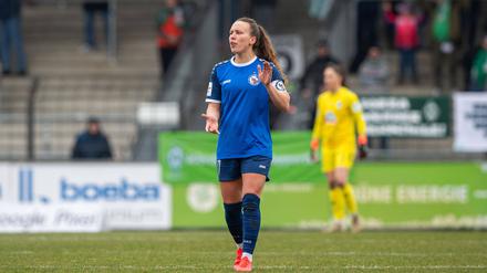 Mit dem Mute der Verzweiflung will Viktoria Schwalm mit Turbine Potsdam das Unmögliche schaffen.