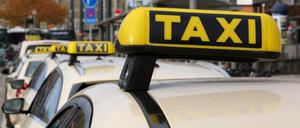 Tagsüber sind in Potsdam fast alle Taxen unterwegs, nachts nur wenige.