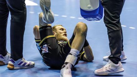 Magdeburgs Musche verletzte sich früh im Spiel gegen Veszprém
