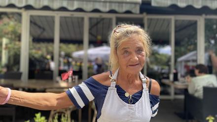 Silvia Cetin führte mehr 25 Jahre das Café am Schäfersee in Reinickendorf. Aufnahmen aus dem Jahr 2024