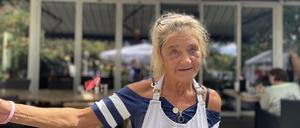 Silvia Cetin führte mehr 25 Jahre das Café am Schäfersee in Reinickendorf. Aufnahmen aus dem Jahr 2024