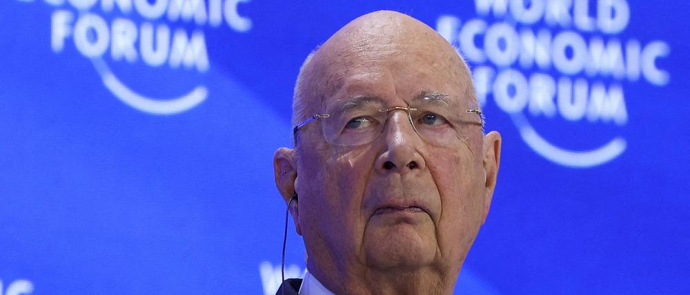 Klaus Schwab beim WEF im Januar.