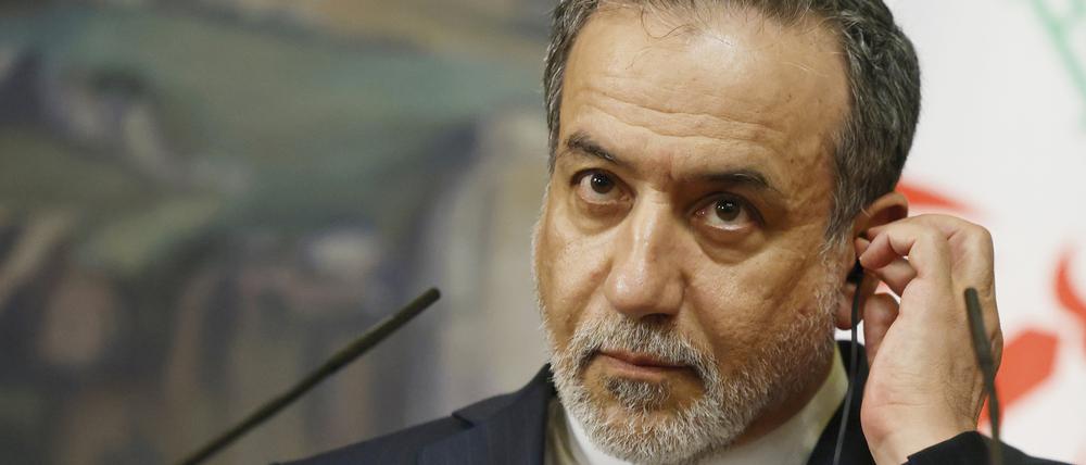 Irans Außenminister Abbas Araghtschi