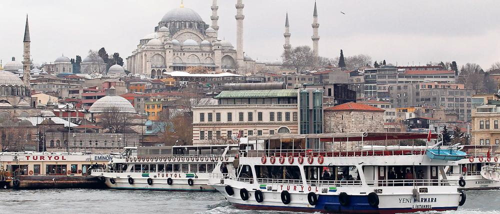 Blick auf Istanbul.