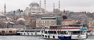 Blick auf Istanbul.