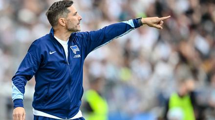 Hertha-Trainer Stefan Leitl will am Freitag seinen Auftrag erfüllen.