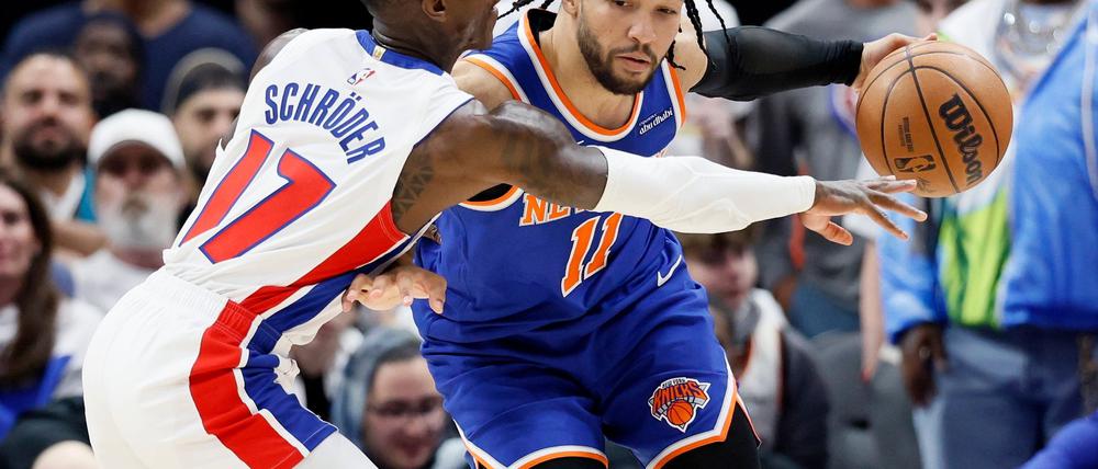 Dennis Schröder (l.) überzeugte mit einer guten Leistung.