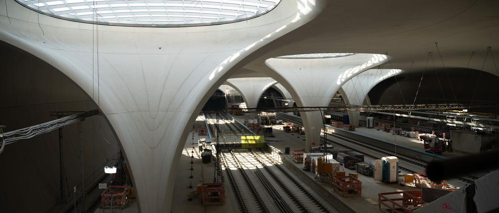 Die Bauindustrie wartet auf neue Aufträge der Bahn.