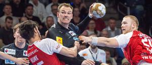Mathias Gidsel führte das Comeback der Füchse mit elf Treffern an.