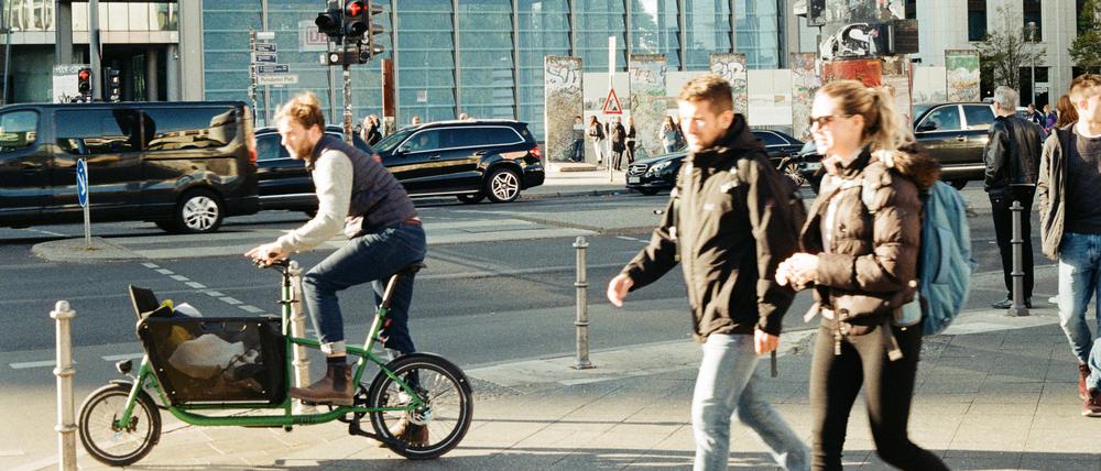 Lastenräder in Berlin, hier ein Modell der Marke Muli