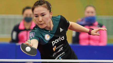 Xiaona Shan gewann ihr Einzel.