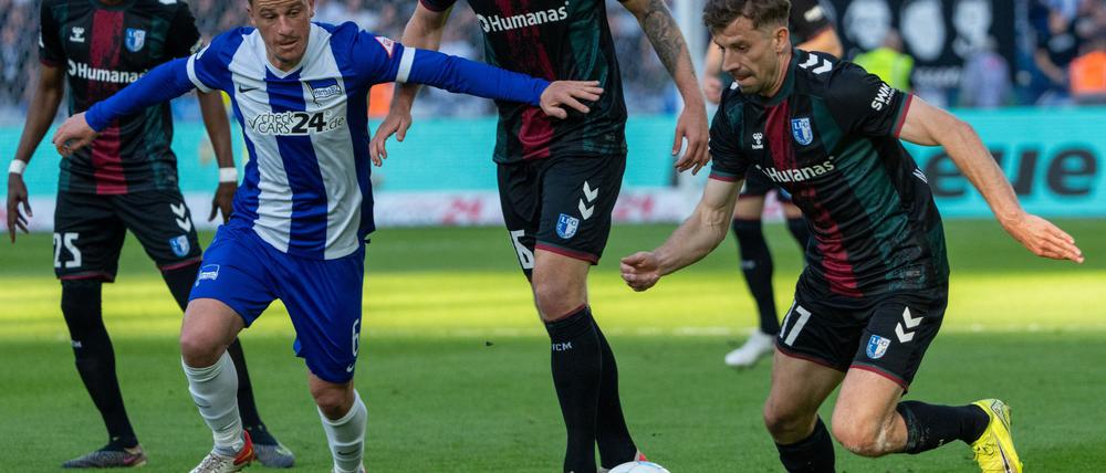Ein Spiel auf Augenhöhe: Magdeburg gegen Hertha BSC