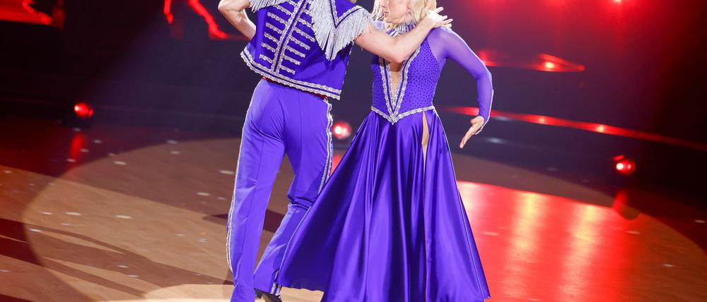 Jeanette Biedermann konnte zwar die Jury überzeugen, schied aber trotzdem aus.