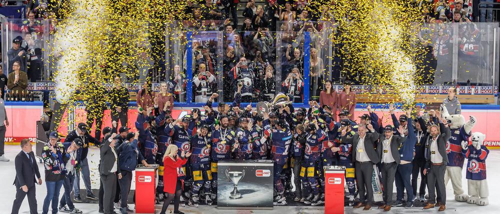 Die Eisbären Berlin feiern ihren elften Meistertitel in der DEL.
