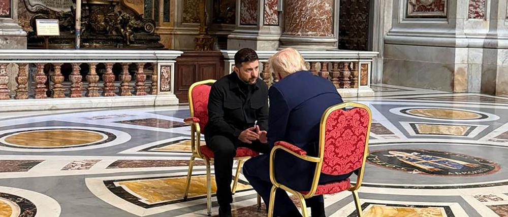 Trump und Selenskyj im Gespräch.