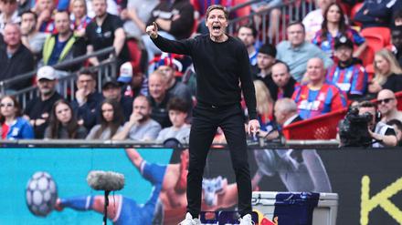 Trainer Oliver Glasner steht mit Crystal Palace im Endspiel des englischen FA Cups.