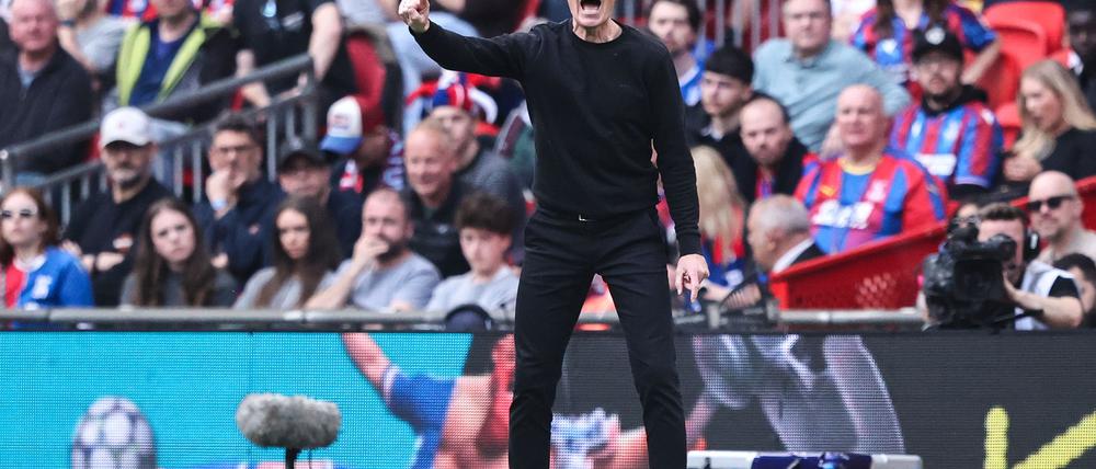 Trainer Oliver Glasner steht mit Crystal Palace im Endspiel des englischen FA Cups.
