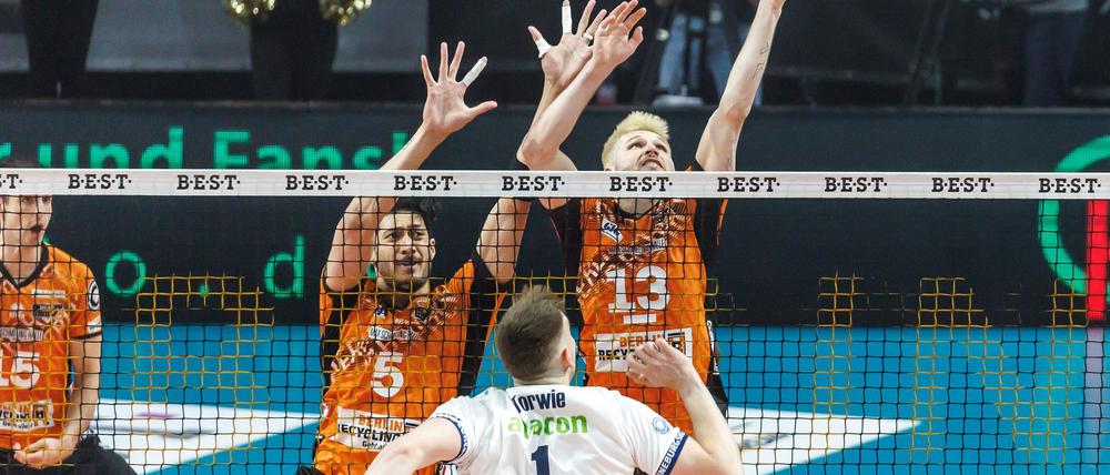 Die BR Volleys im Abwehrmodus