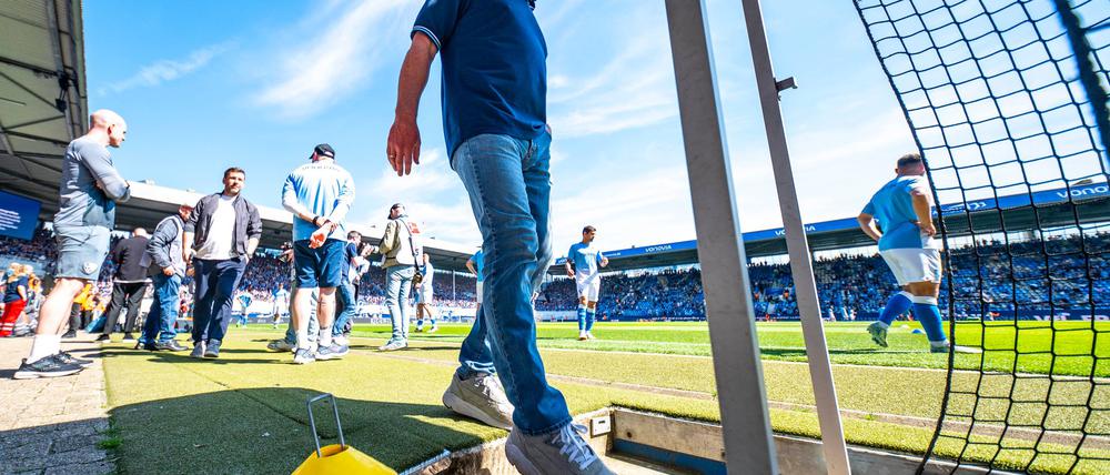 Geht es für Dieter Heckings Bochumer wieder runter in Liga zwei?