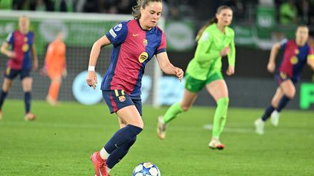 Mit Barcelona im Champions-League-Finale: Ewa Pajor (li.).