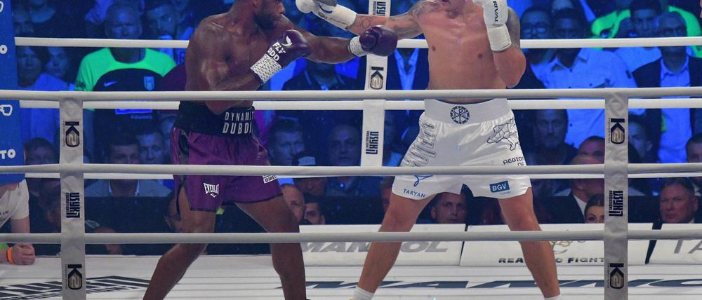 Nach 2023 kommt es erneut zum WM-Duell zwischen Oleksandr Usyk (r) und Daniel Dubois.